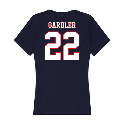 UConn - Women's Basketball Legends : Meghan Gardler - Women's V-Neck T-Shirt-1