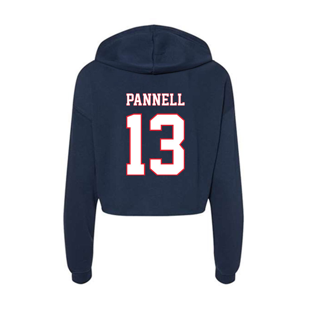 UConn - NCAA Women's Volleyball : Taylor Pannell - Women's Crop Fleece Hoodie-1