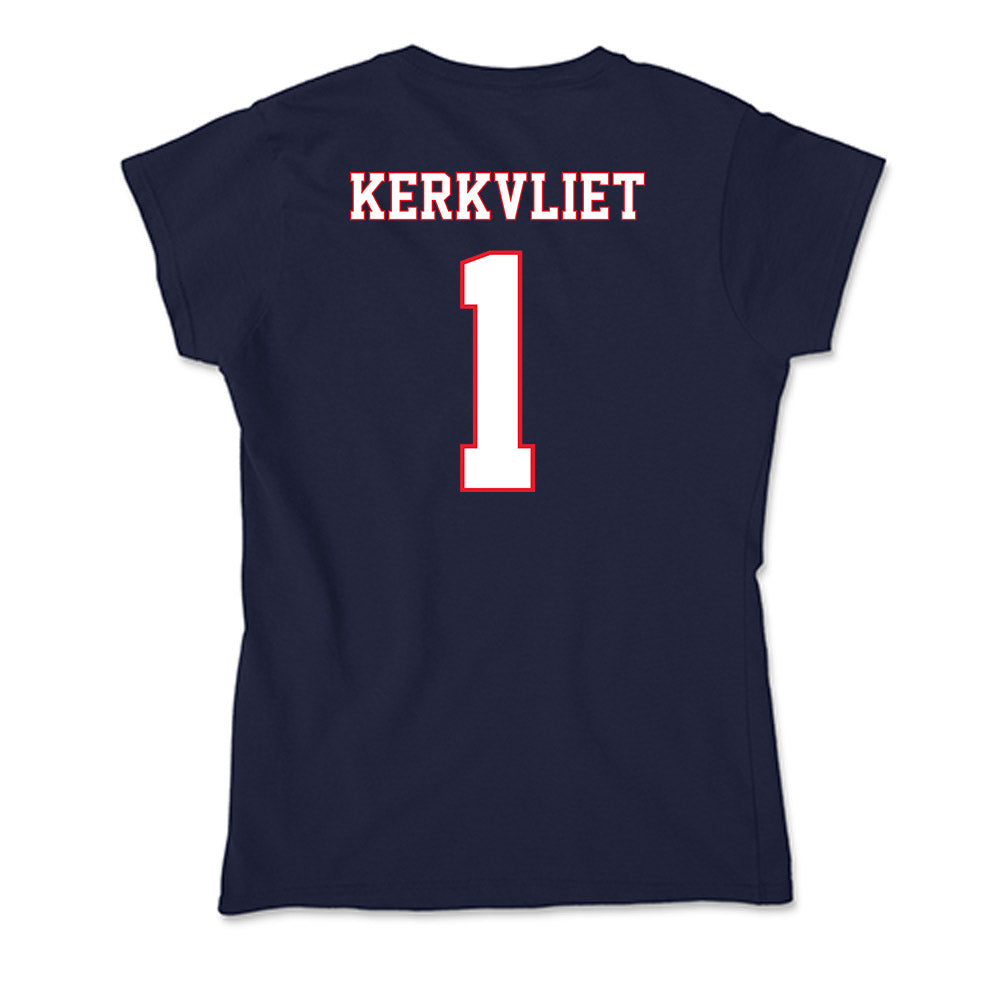 UConn - NCAA Men's Soccer : Max Kerkvliet - Soft Style Women’s T-Shirt-1