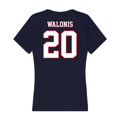 UConn - NCAA Women's Soccer : Brooke Walonis - Women's V-Neck T-Shirt-1