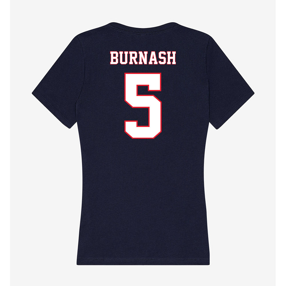 UConn - NCAA Women's Lacrosse : Karsyn Burnash - Women's V-Neck T-Shirt-1