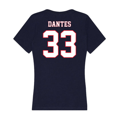 UConn - NCAA Women's Soccer : Lina Dantes - Women's V-Neck T-Shirt-1