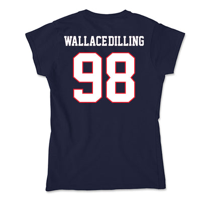 UConn - NCAA Football : Nathaniel Wallace-Dilling - Soft Style Women’s T-Shirt-1