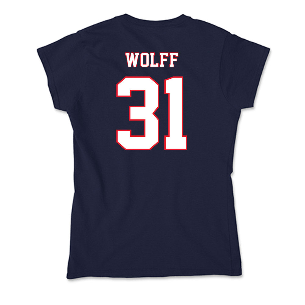 UConn - NCAA Baseball : Devin Wolff - Soft Style Women’s T-Shirt-1