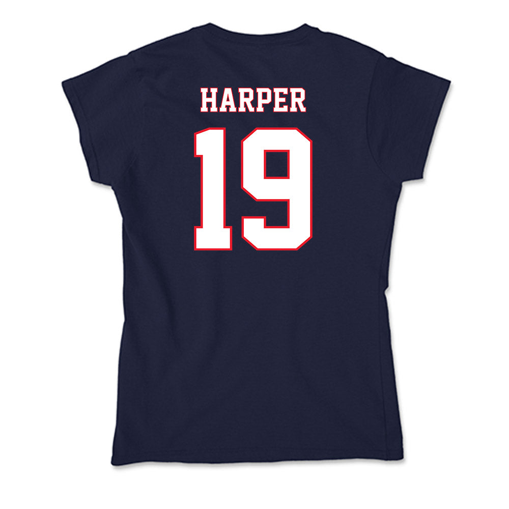 UConn - NCAA Football : Jackson Harper - Soft Style Women’s T-Shirt-1