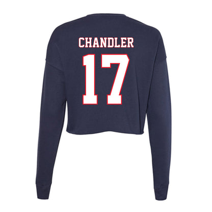 UConn - NCAA Men's Soccer : Kieran Chandler - Women's Cropped Crew Fleece-1