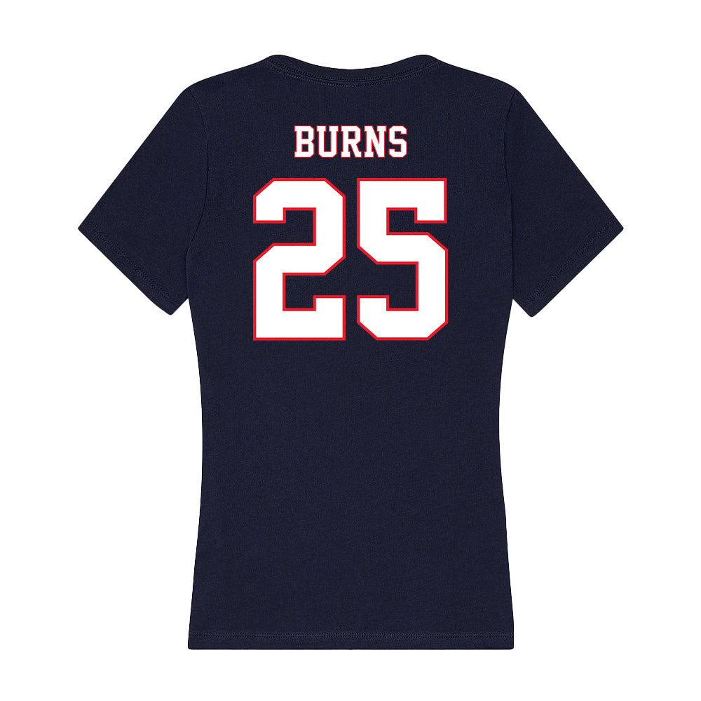 UConn - NCAA Women's Soccer : Grace Burns - Women's V-Neck T-Shirt-1