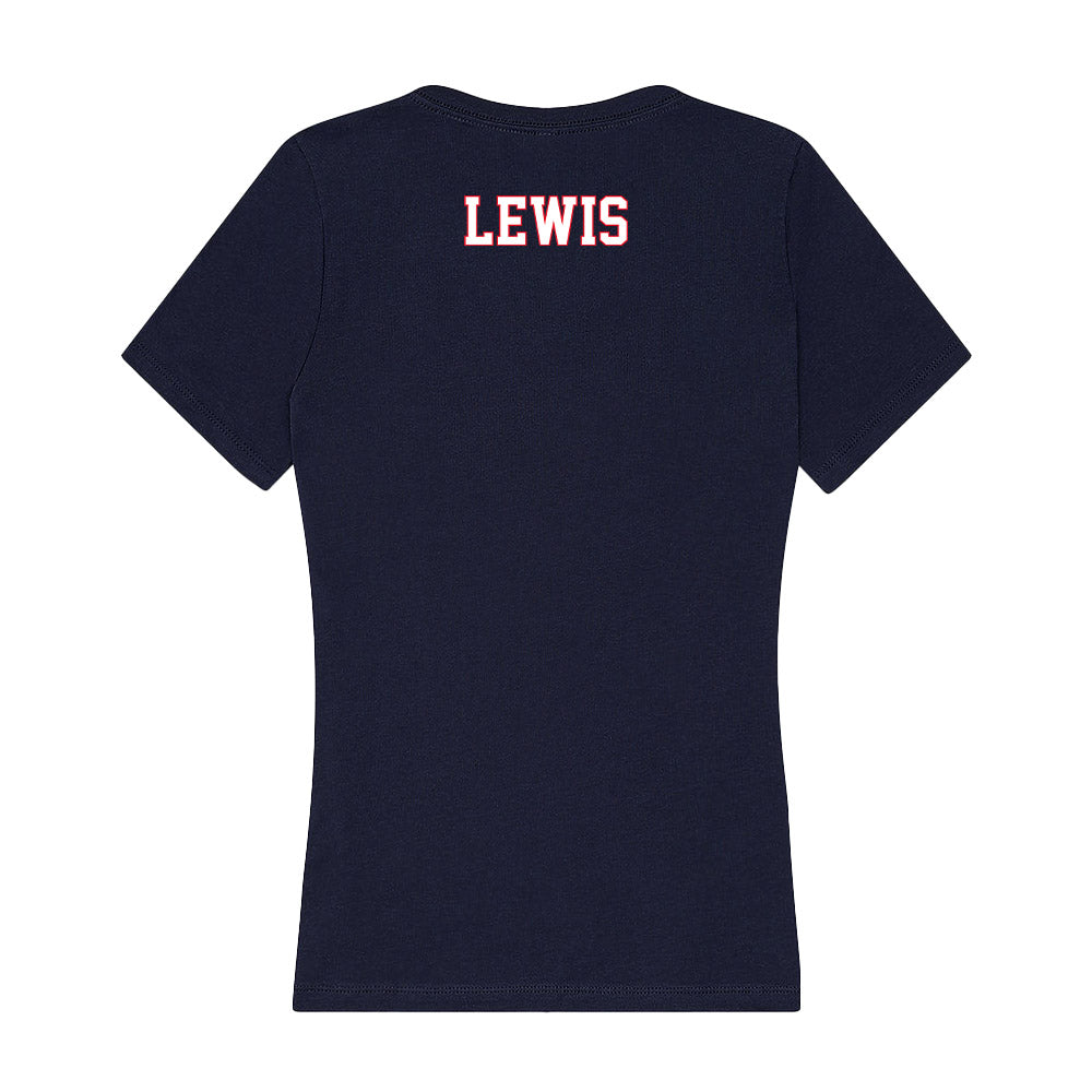 UConn - NCAA Women's Rowing : Alexa Lewis - Women's V-Neck T-Shirt-1