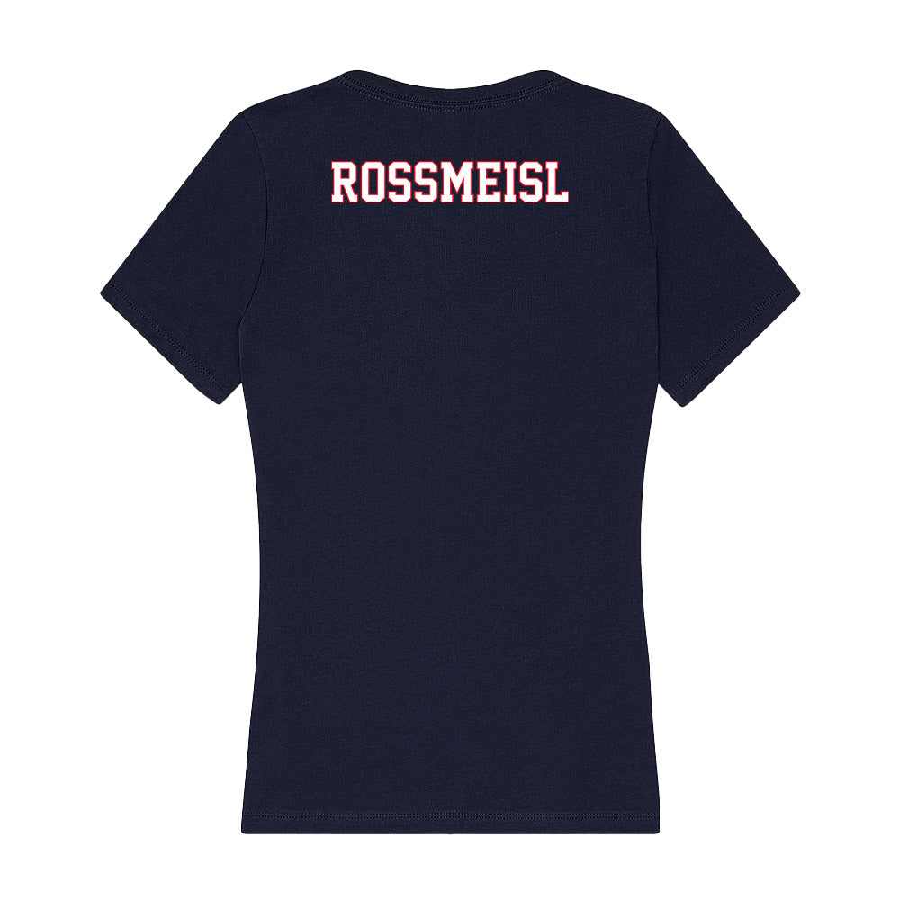 UConn - NCAA Women's Rowing : Emily Rossmeisl - Women's V-Neck T-Shirt-1