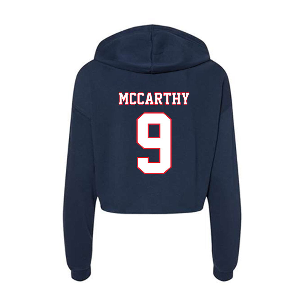 UConn - NCAA Women's Soccer : Sophie McCarthy - Women's Crop Fleece Hoodie-1