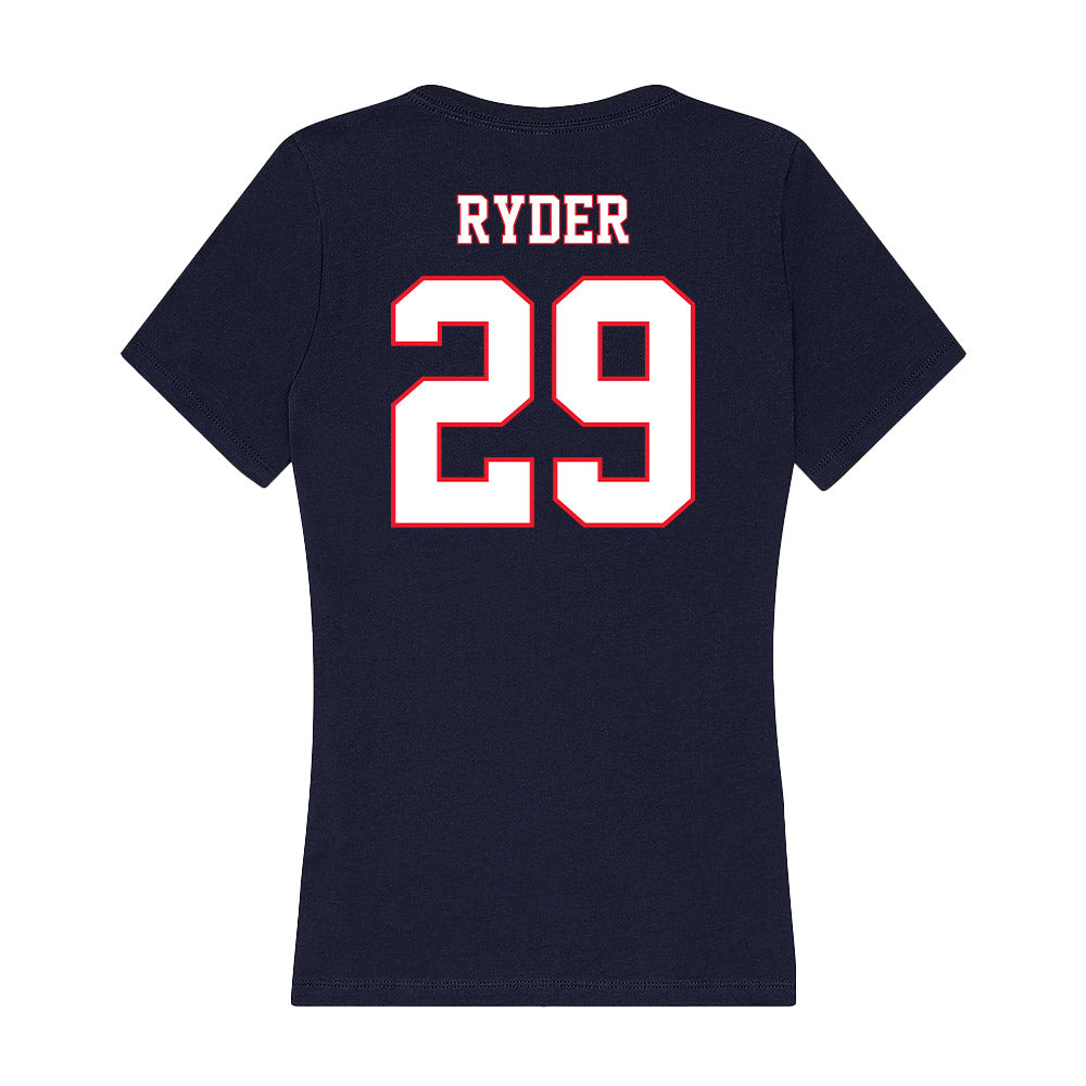 UConn - NCAA Women's Soccer : Joyce Ryder - Women's V-Neck T-Shirt-1