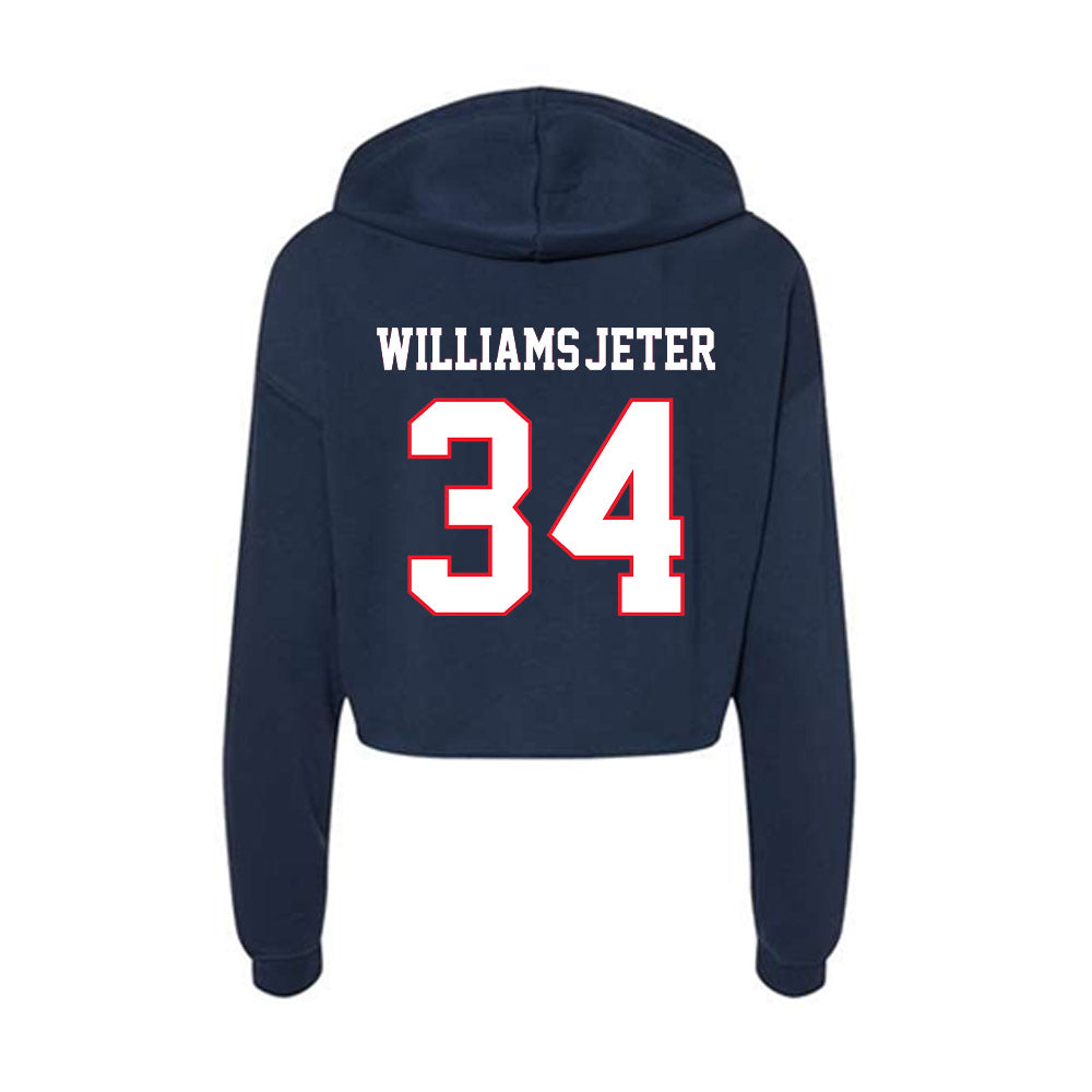 UConn - Women's Basketball Legends : Tamika Williams-Jeter - Women's Crop Fleece Hoodie-1