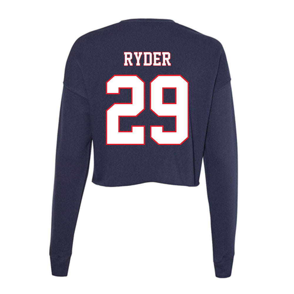 UConn - NCAA Women's Soccer : Joyce Ryder - Women's Cropped Crew Fleece-1