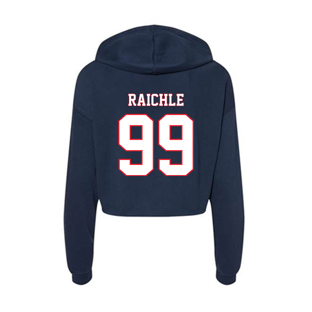 UConn - NCAA Women's Field Hockey : Gabrielle Raichle - Women's Crop Fleece Hoodie-1