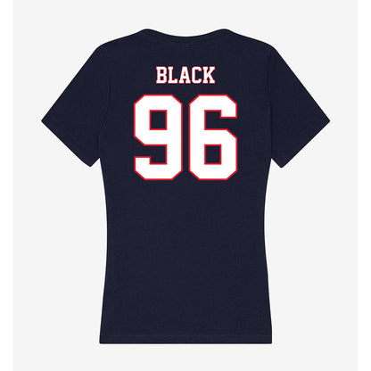 UConn - NCAA Football : Marquis Black - Women's V-Neck T-Shirt-1