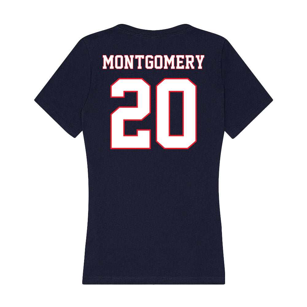 UConn - Women's Basketball Legends : Renee Montgomery - Women's V-Neck T-Shirt-1