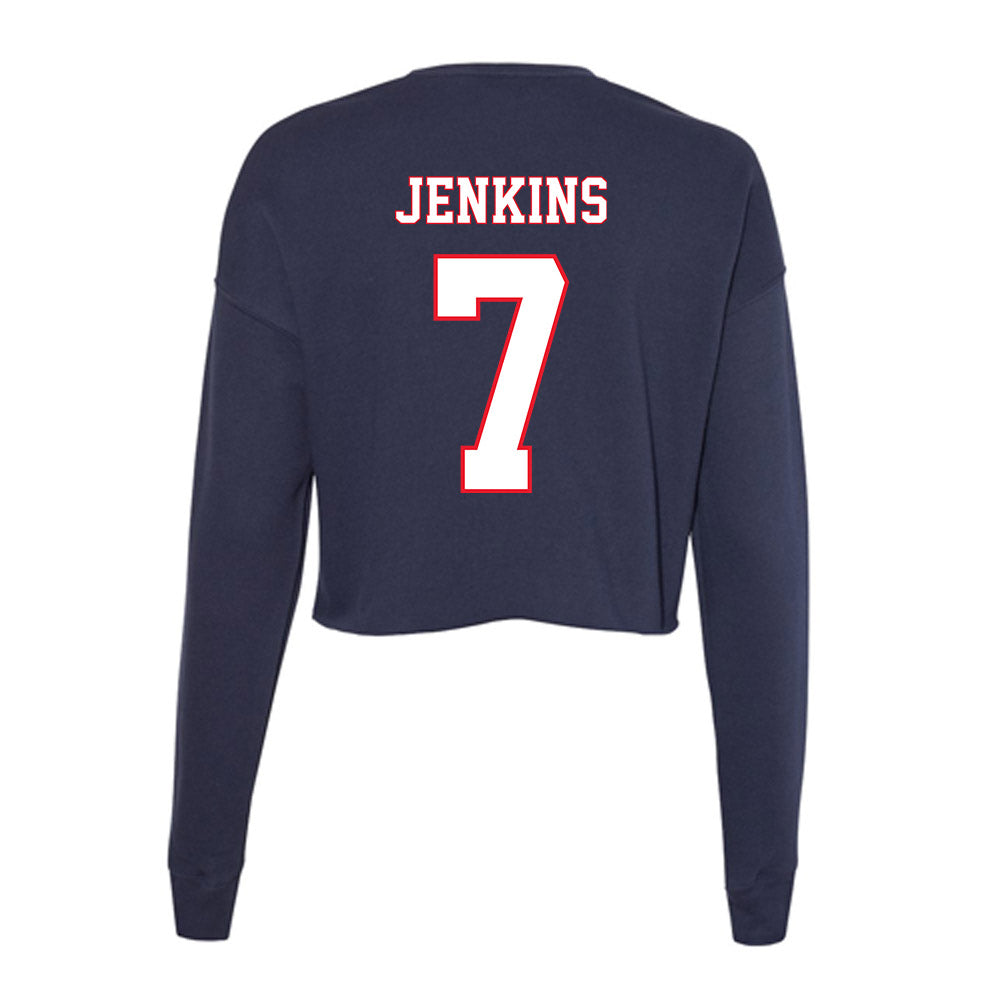 UConn - NCAA Softball : Hope Jenkins - Women's Cropped Crew Fleece-1