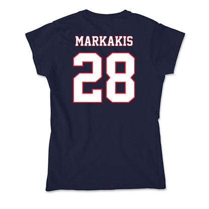 UConn - NCAA Women's Ice Hockey : Ellie Markakis - Soft Style Women’s T-Shirt-1
