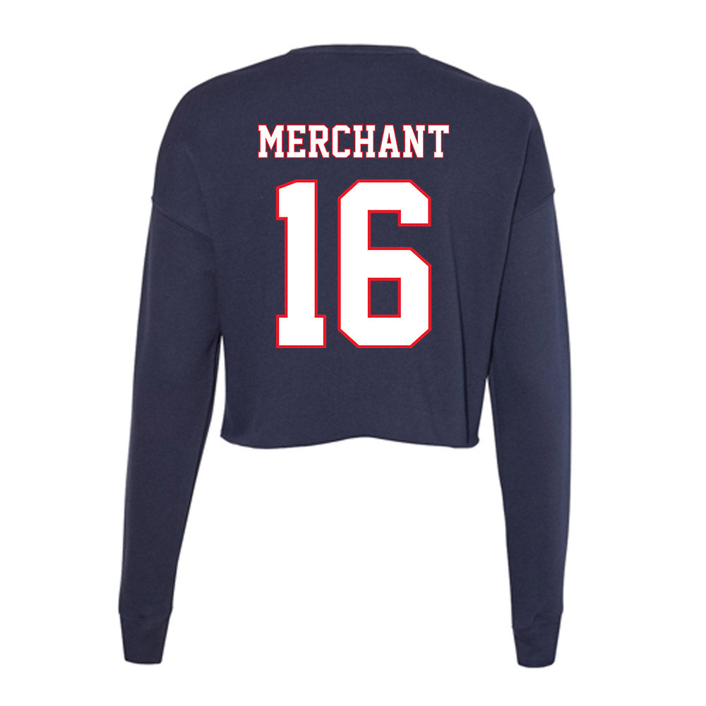 UConn - NCAA Women's Soccer : Abigail Merchant - Women's Cropped Crew Fleece-1