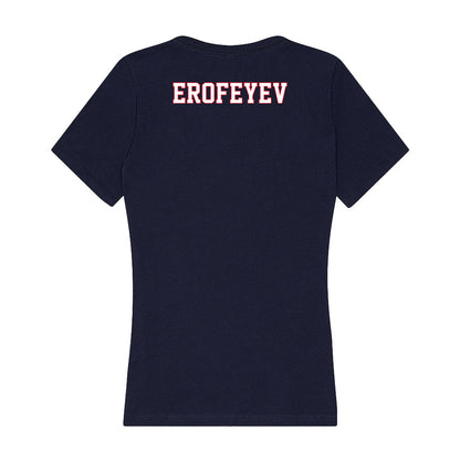 UConn - NCAA Women's Rowing : Evelyn Erofeyev - Women's V-Neck T-Shirt-1