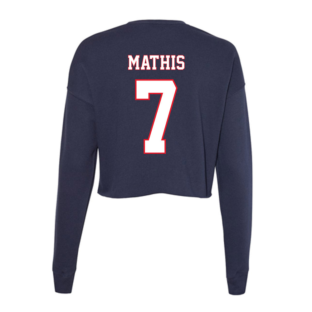 UConn - NCAA Women's Soccer : Naomi Mathis - Women's Cropped Crew Fleece-1