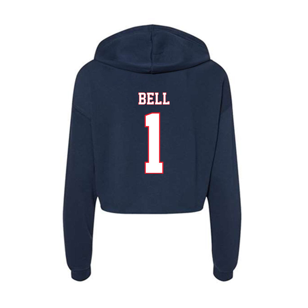 UConn - NCAA Football : Skyler Bell - Women's Crop Fleece Hoodie-1