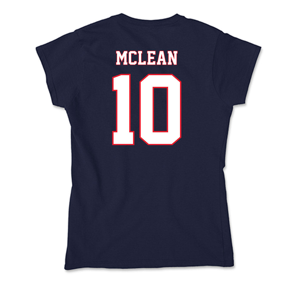 UConn - NCAA Women's Ice Hockey : Callie McLean - Soft Style Women’s T-Shirt-1