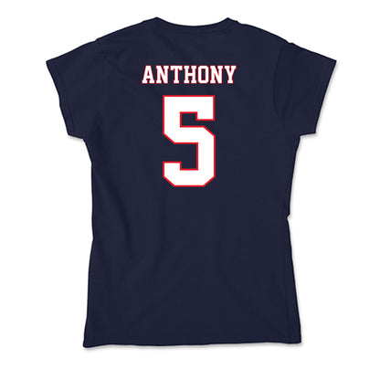 UConn - NCAA Football : Kaleb Anthony - Soft Style Women’s T-Shirt-1