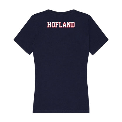 UConn - NCAA Women's Swimming & Diving : Niamh Hofland - Women's V-Neck T-Shirt-1