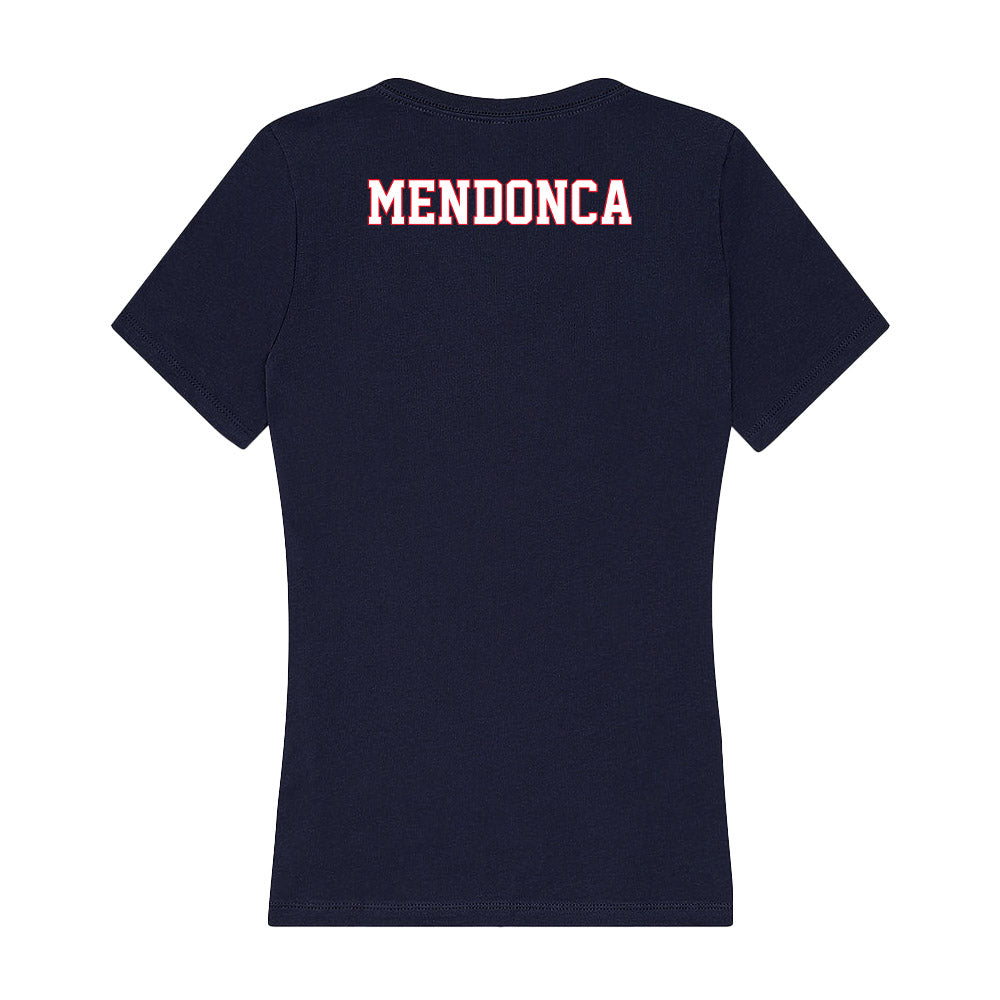 UConn - NCAA Women's Swimming & Diving : Kayla Mendonca - Women's V-Neck T-Shirt-1