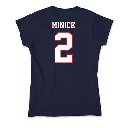 UConn - NCAA Baseball : Tyler Minick - Soft Style Women’s T-Shirt-1