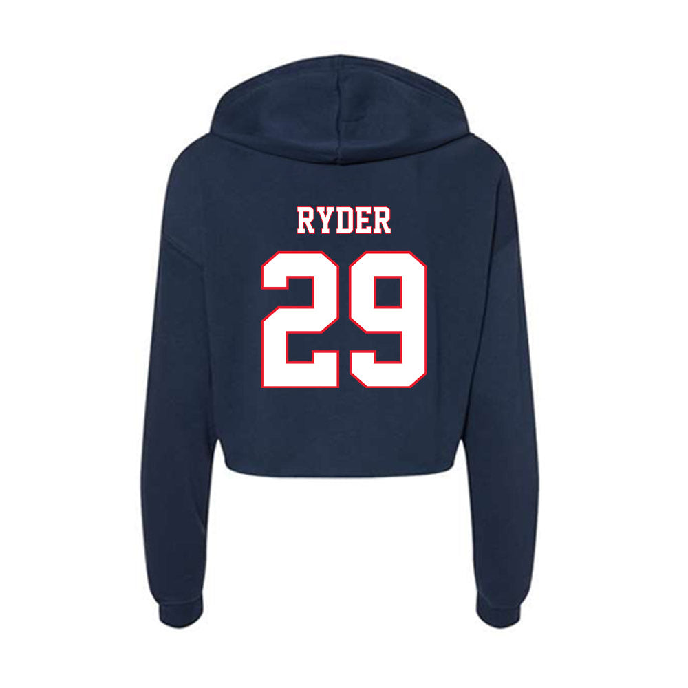 UConn - NCAA Women's Soccer : Joyce Ryder - Women's Crop Fleece Hoodie-1