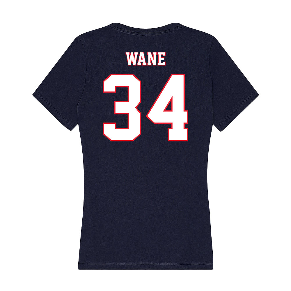 UConn - Men's Basketball Legends : Souleymane Wane - Women's V-Neck T-Shirt-1