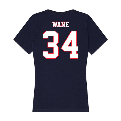 UConn - Men's Basketball Legends : Souleymane Wane - Women's V-Neck T-Shirt-1