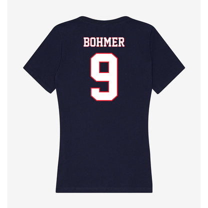 UConn - NCAA Softball : Caprice Bohmer - Women's V-Neck T-Shirt-1