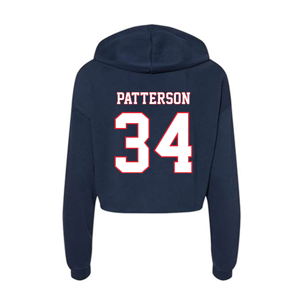 UConn - NCAA Women's Basketball : Ayanna Patterson - Women's Crop Fleece Hoodie-1