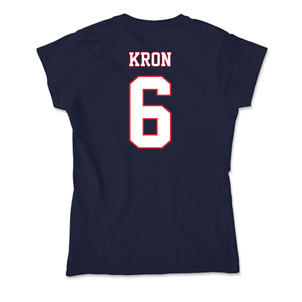 UConn - NCAA Baseball : Drew Kron - Soft Style Women’s T-Shirt-1