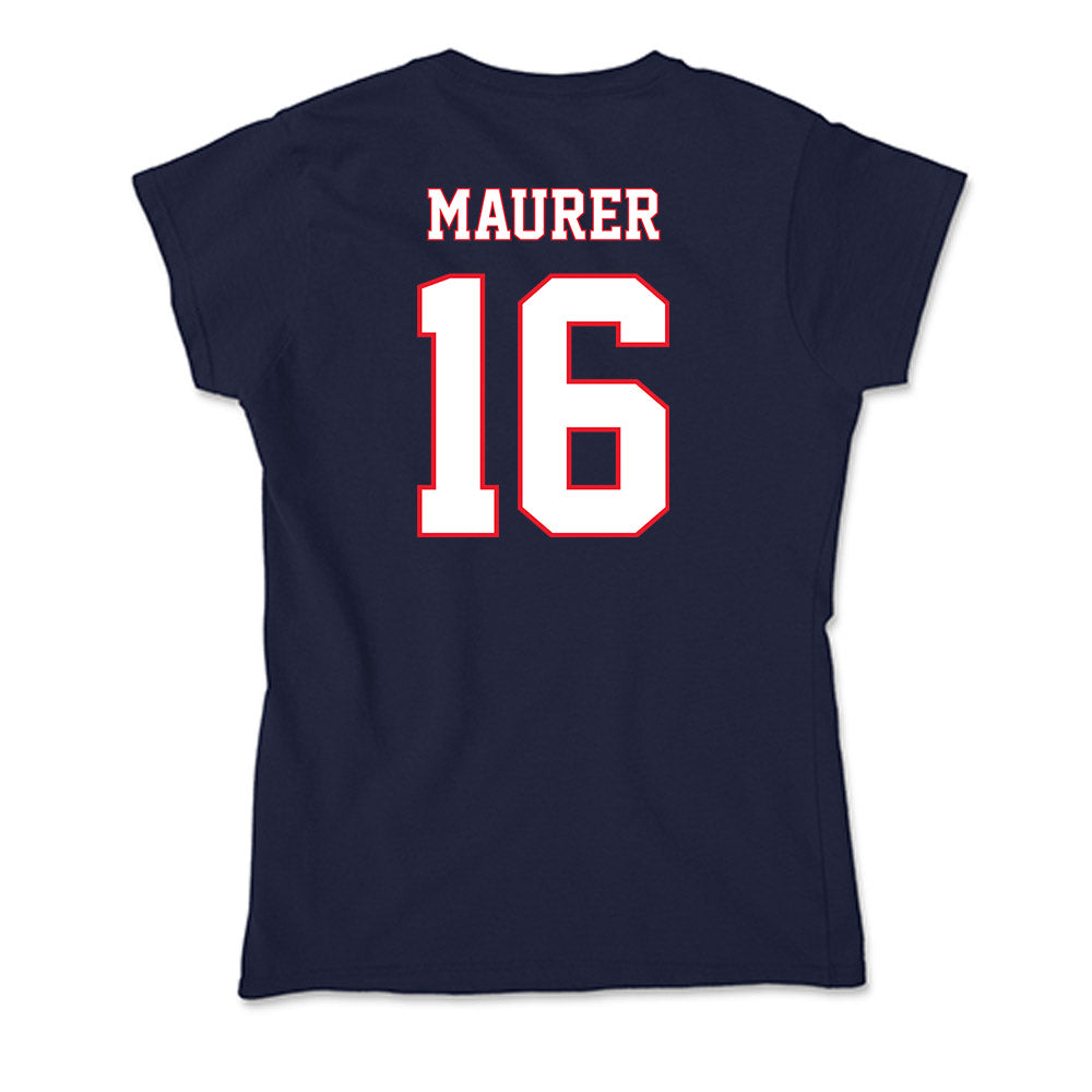UConn - NCAA Women's Lacrosse : Aubrey Maurer - Soft Style Women’s T-Shirt-1