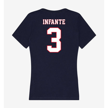 UConn - NCAA Women's Field Hockey : Addison Infante - Women's V-Neck T-Shirt-1