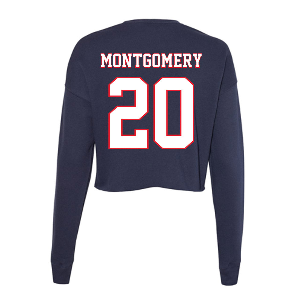 UConn - Women's Basketball Legends : Renee Montgomery - Women's Cropped Crew Fleece-1