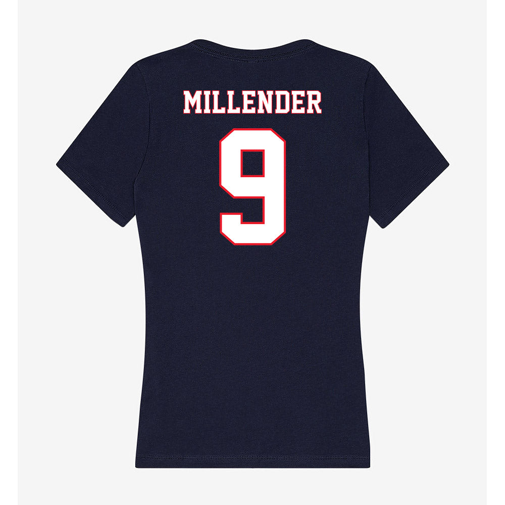 UConn - NCAA Men's Basketball : Alec Millender - Women's V-Neck T-Shirt-1
