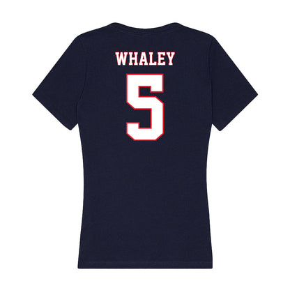 UConn - Men's Basketball Legends : Isaiah Whaley - Women's V-Neck T-Shirt-1