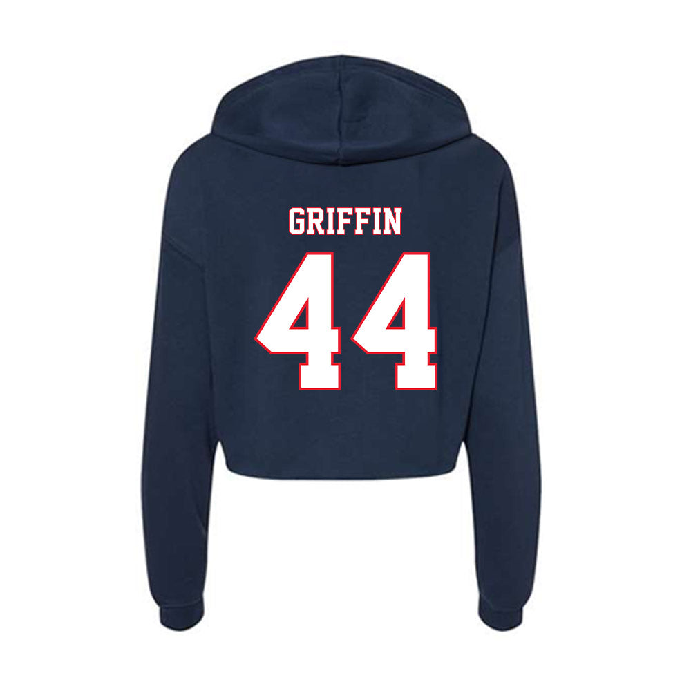 UConn - NCAA Women's Basketball : Aubrey Griffin - Women's Crop Fleece Hoodie-1