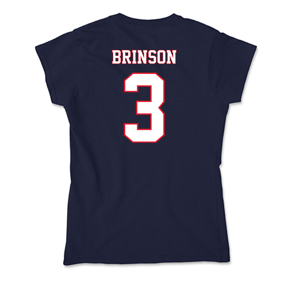 UConn - NCAA Football : D'Mon Brinson - Soft Style Women’s T-Shirt-1