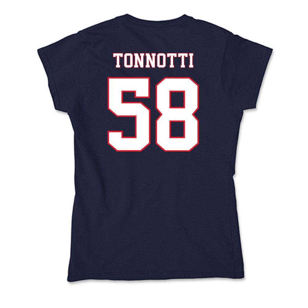 UConn - NCAA Baseball : Joey Tonnotti - Soft Style Women’s T-Shirt-1