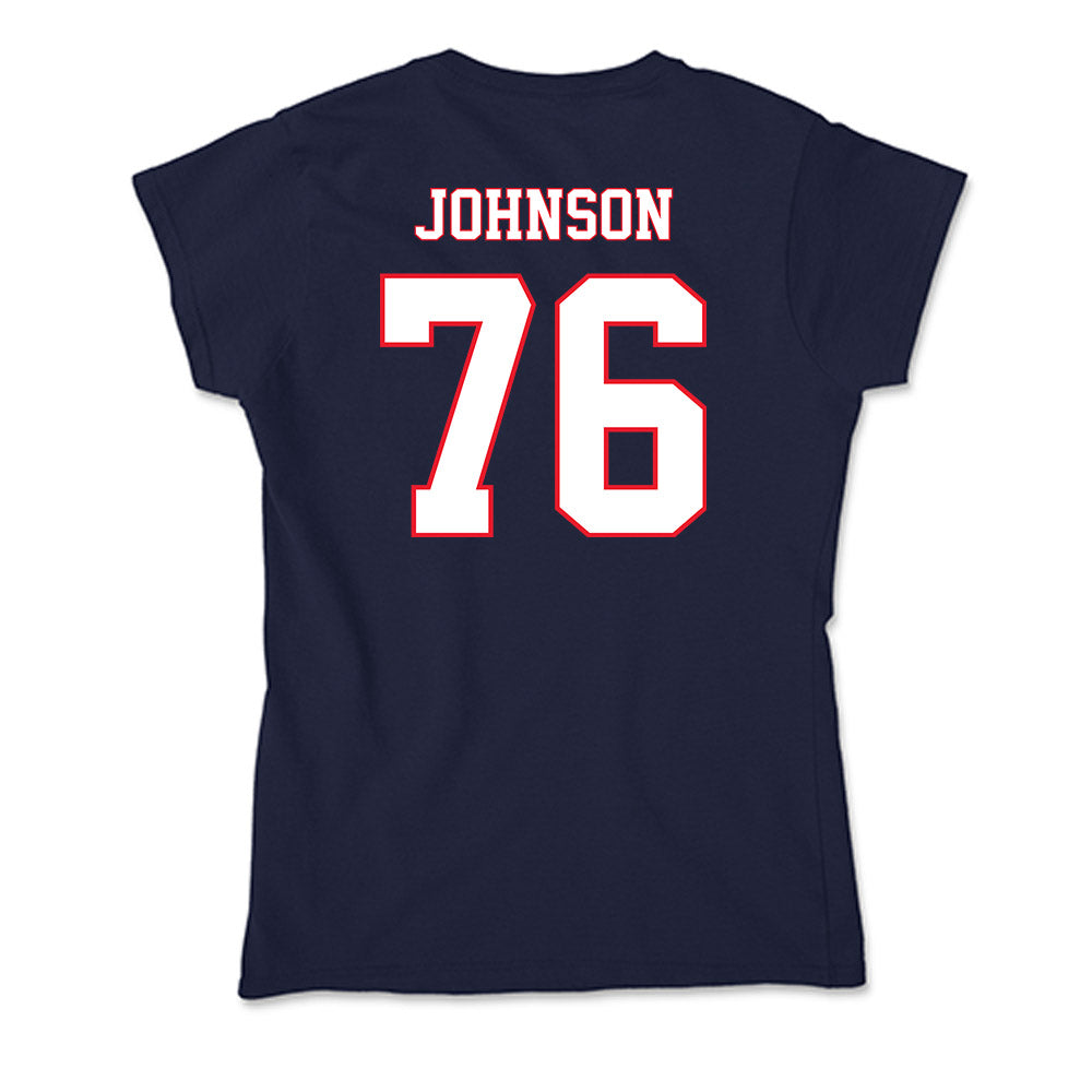 UConn - NCAA Football : Toriyan Johnson - Soft Style Women’s T-Shirt-1