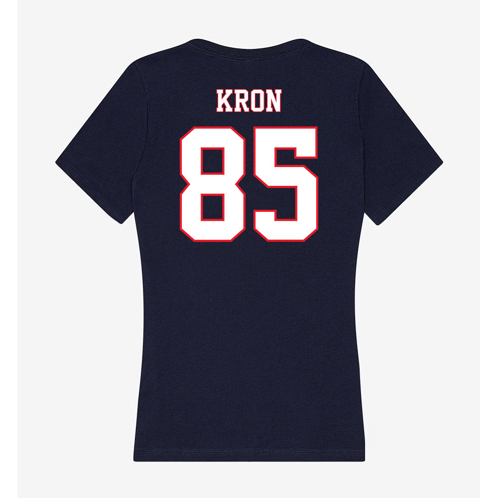 UConn - NCAA Football : Drew Kron - Women's V-Neck T-Shirt-1
