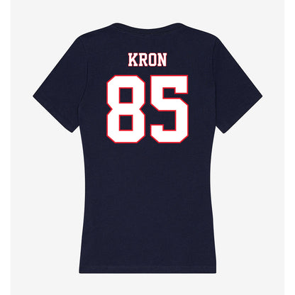 UConn - NCAA Football : Drew Kron - Women's V-Neck T-Shirt-1