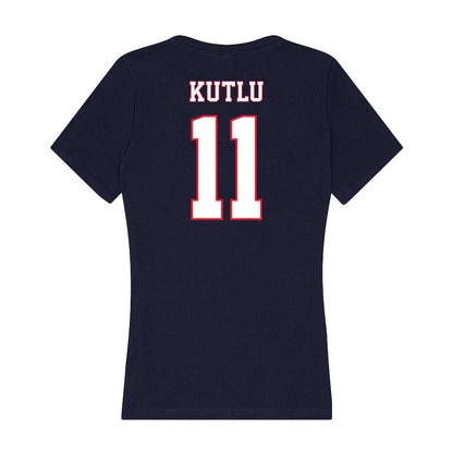 UConn - NCAA Women's Volleyball : Doga Kutlu - Women's V-Neck T-Shirt-1