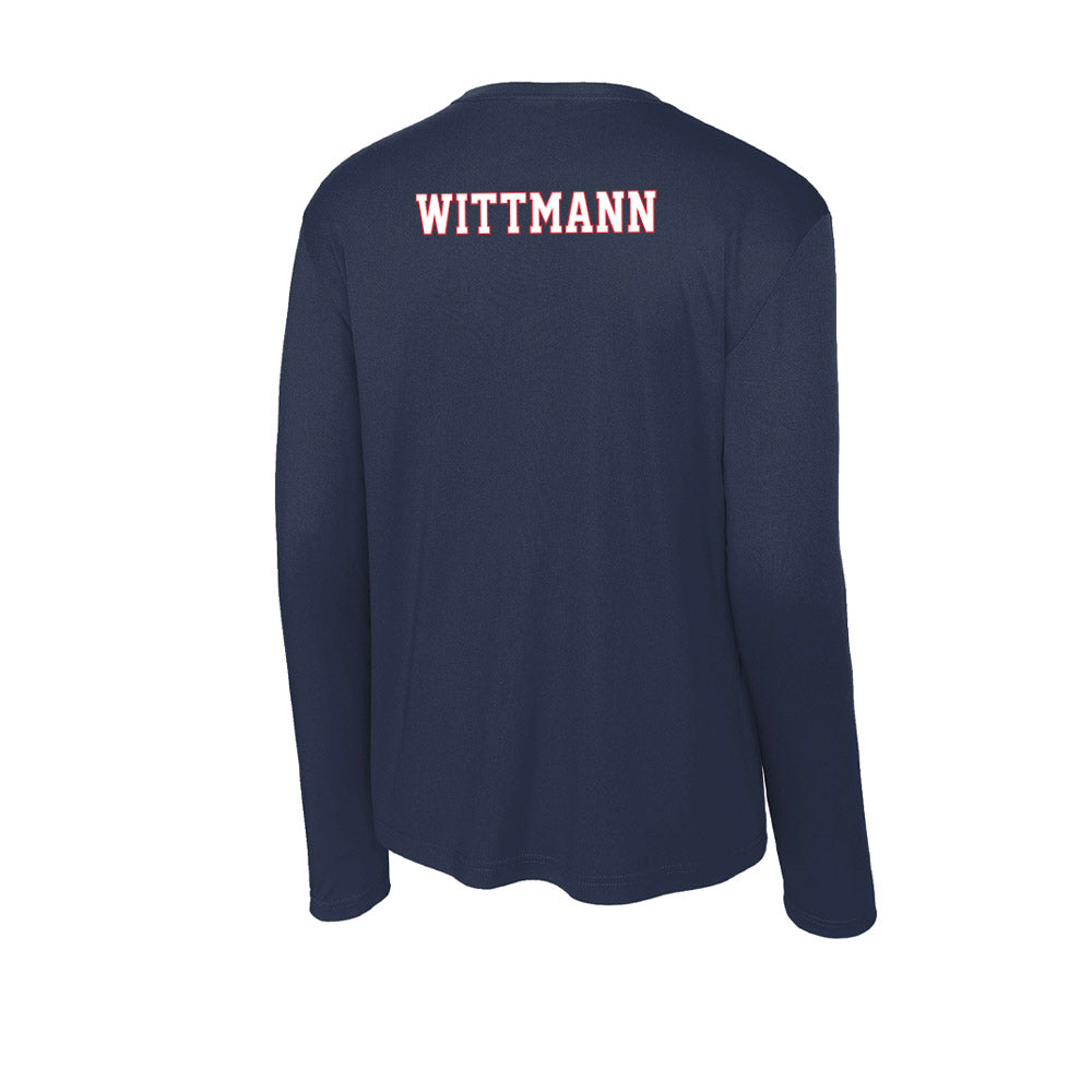 UConn - NCAA Women's Track & Field : Sofia Wittmann - Activewear Long Sleeve T-Shirt-1